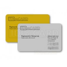 PVC Cards silver/gold background
