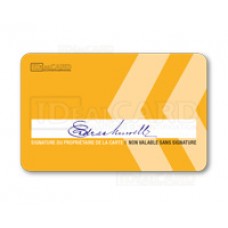 Signature panel PVC cards