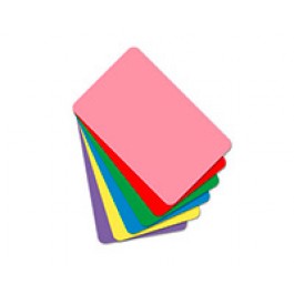 Cartes PVC couleur 