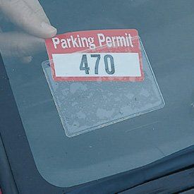 Porte-badge adhésif IDC-297 