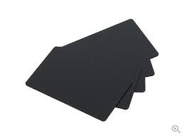 Cartes PVC noires